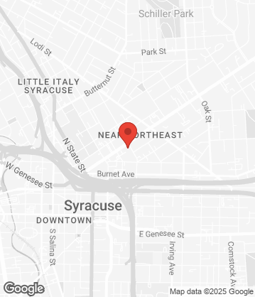 Map of 650 James St, Syracuse, NY 13203